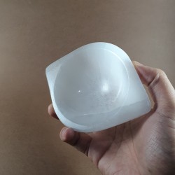 Oval shape Selenite Bowl - Reference: SB5
