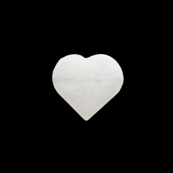 Selenite Heart charging plate - Reference: SP4