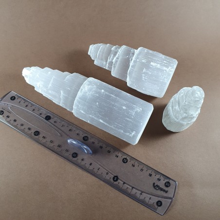 SELENITE MOUNTAIN / TOWER CRYSTAL  - Reference: ST1