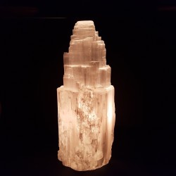 SELENITE ICEBERG LAMP -...