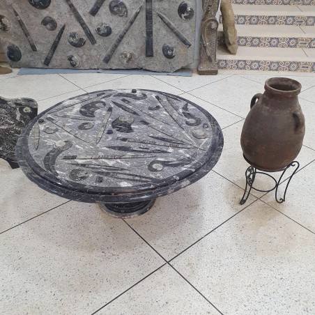 Fossil Marble Table - Reference: T1