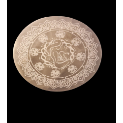 Round Selenite charging plate - Reference: SP3