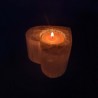 Selenite Heart Candle Holder - Reference: CH3