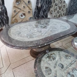 Fossil Marble Table - Reference: T25