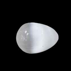 White Selenite Egg - Reference: H11