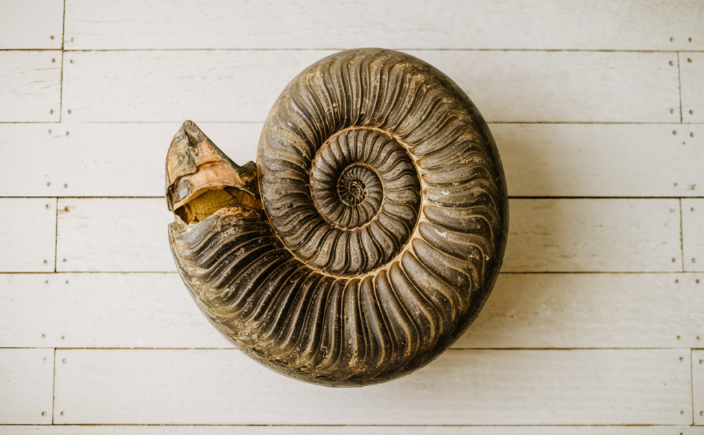 Ammonite-Fossil