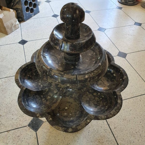 Water Fountain with Fossil