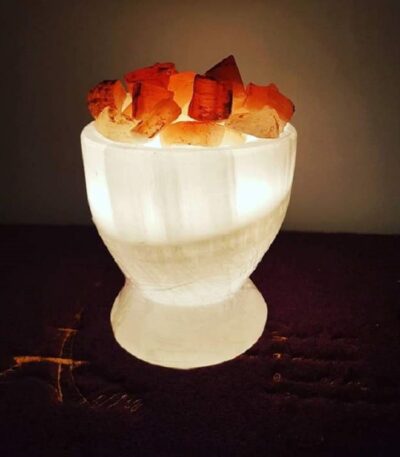 Moroccan Selenite Lamp