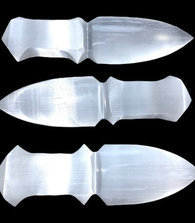 Selenite Athame Knives