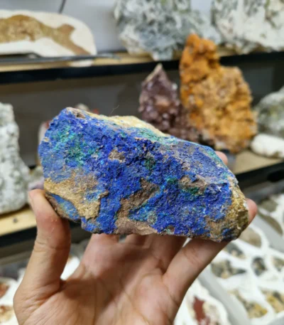 Azurite crystal