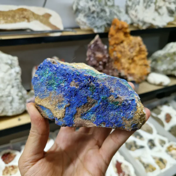 Azurite crystal