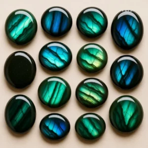 Labradorite stone Natural labradorite stone with colorful iridescent flashes